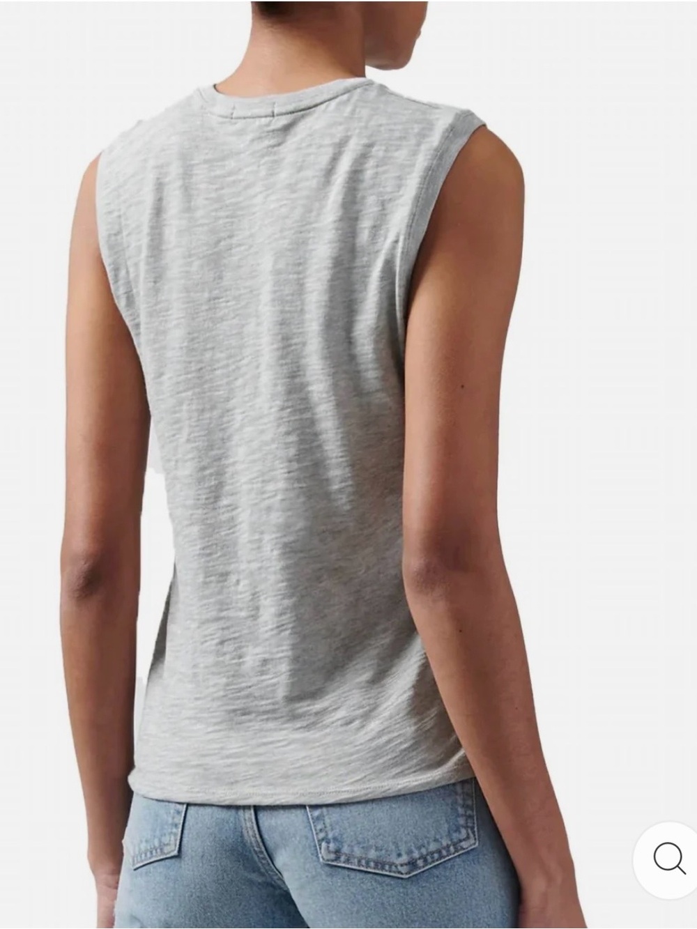 NWT ATM Anthony Thomas Melillo Slub Jersey Sleeveless Top - Picture 2 of 10